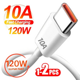 120W USB Type C Cable 10A Fast Charging Wire